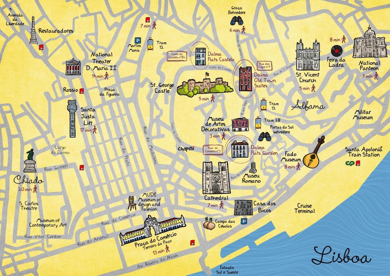 Dalma Old Town - Castelo Aparthotel Lisbon Luaran gambar
